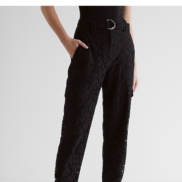 Super High Waisted Lace Cargo Paints - Picture 3 of 5